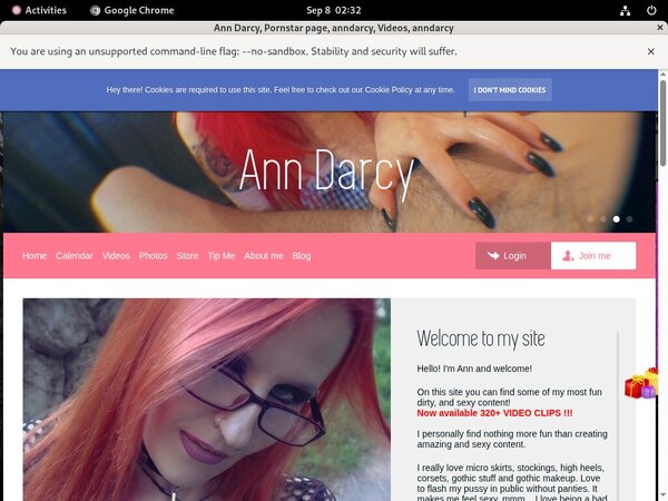 Ann Darcy Free Memberships
