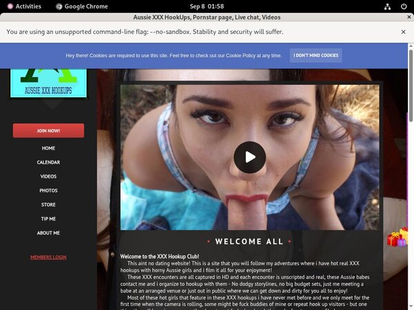 Aussie XXX HookUps Ad