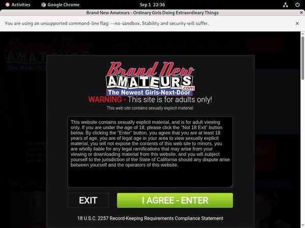 Brandnewamateurs Discount Membership Link