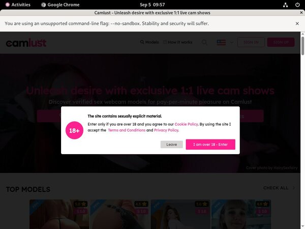 Cam Lust Promo Offer
