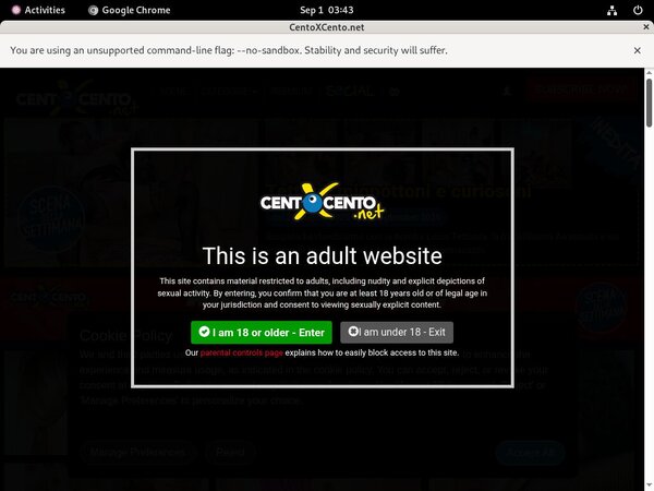 Cento X Cento Order