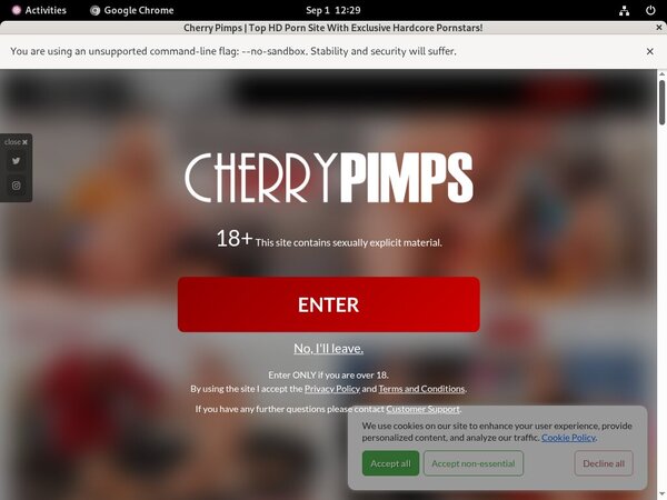 Cherry Pimps Footjob