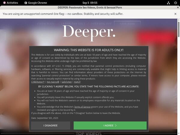 Deeper.com Paysite Passwords