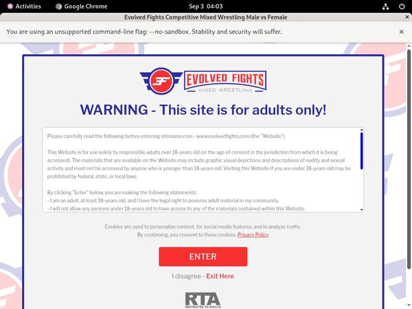 Evolvedfights.com Porn Discounts