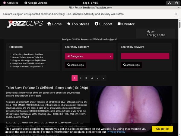 Free FilthFetishStudios Trials
