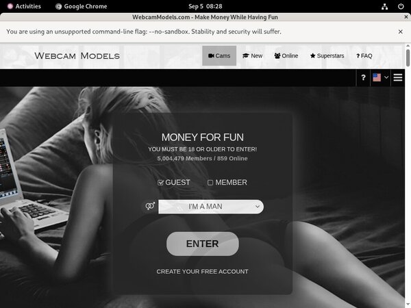 Free Webcam Models Membership Discount