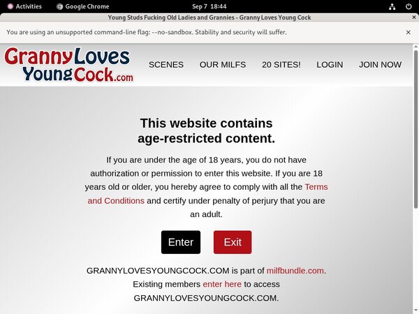 Grannylovesyoungcock.com Adult Passwords