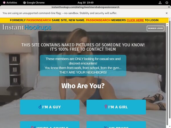 Instant Hookups Discount Link Code