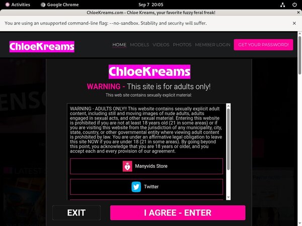 Kreams Chloe Passwords