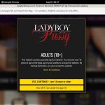 Ladyboy Pussy User And Password