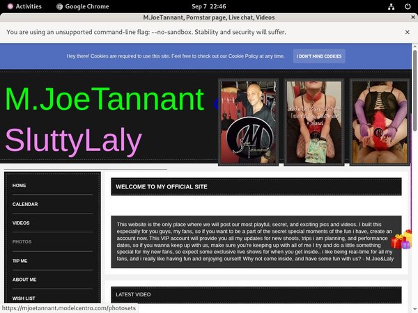 M.JoeTannant New Episode