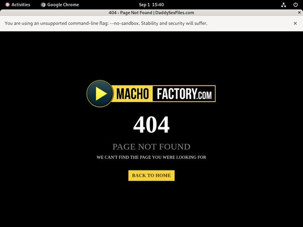 Macho Factory You