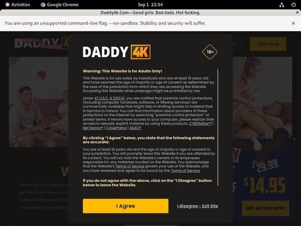 Membership Trial Daddy4k.com