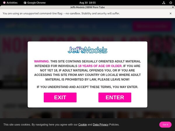 Models Jeff's Login Account