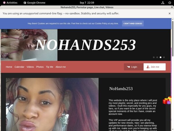 Nohands253 Join Page