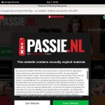 Passie.nl Sign Up Page