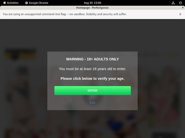 Perfect Gonzo Checkout Page