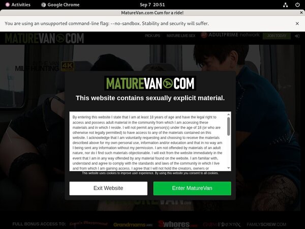 Premium Mature Van Accounts
