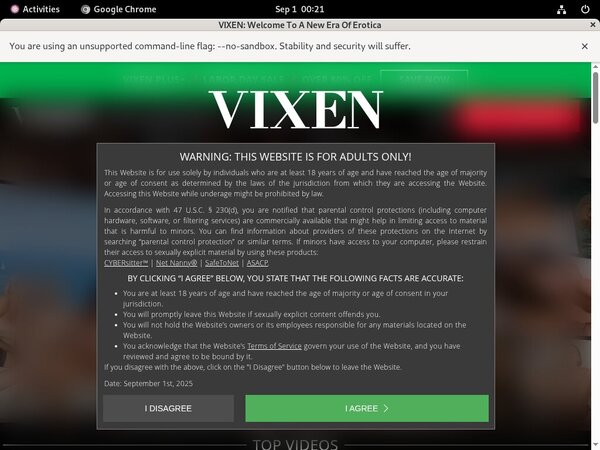 Sign Up To Vixen.com