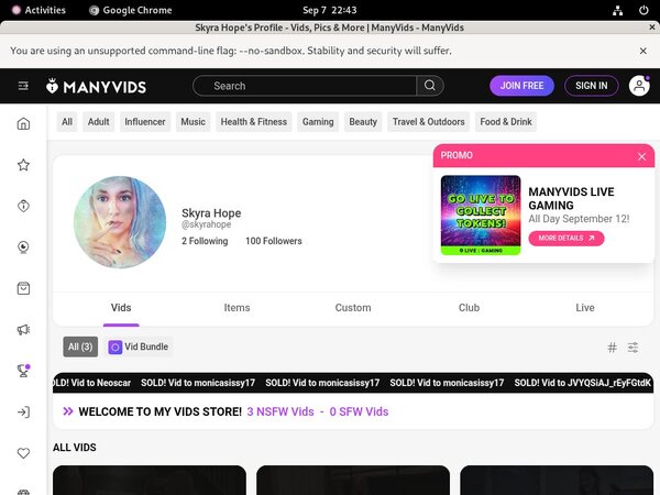 Skyra Hope User Pass