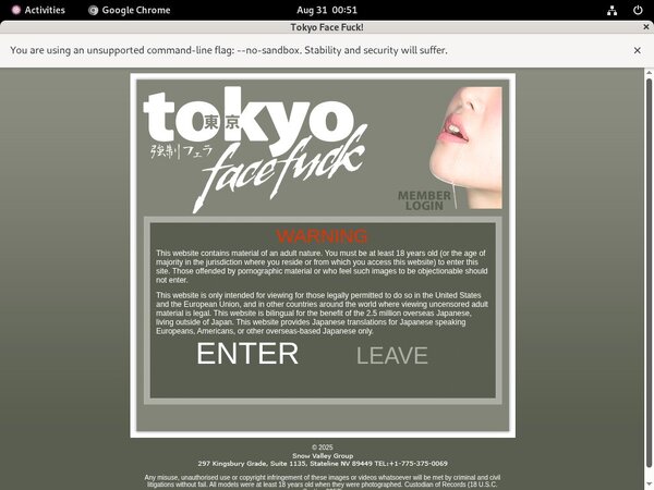 Tokyo Face Fuck Dvd