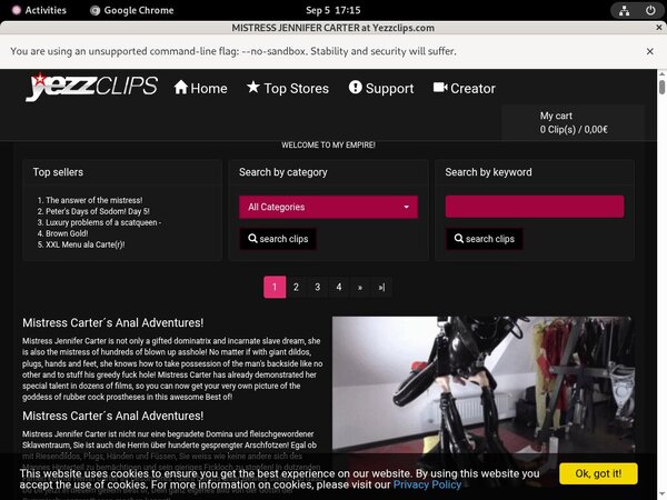 Yezzclips.com By SMS