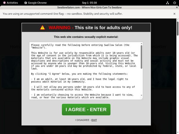 Passwords To Swallow Salon
