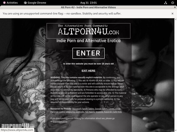 Alt Porn 4 U Webbilling