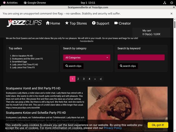 Free Trial Scat Queens Berlin Discount